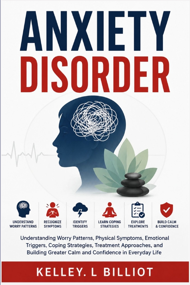 Anxiety Disorder: Understanding Worry Patterns, Physical Symptoms, Emotional Triggers, Coping Strategies, Treatment Approaches, and Building Greater C cover