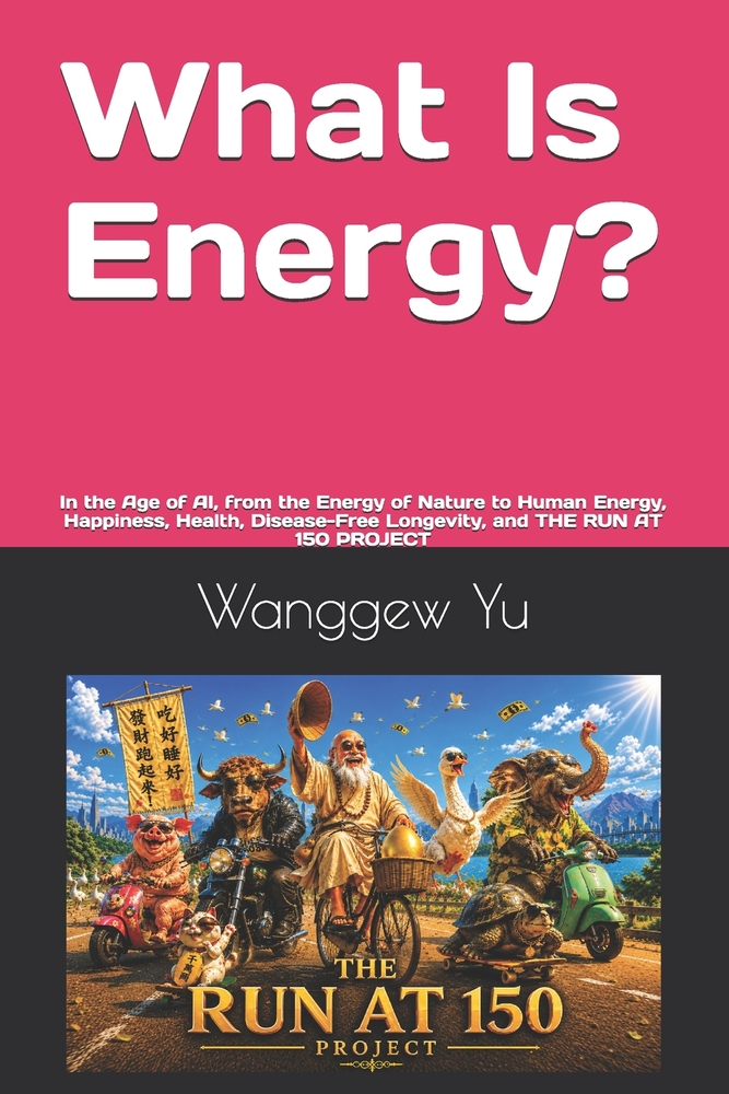What Is Energy?: In the Age of AI, from the Energy of Nature to Human Energy, Happiness, Health, Disease-Free Longevity, and THE RUN AT 150 PROJECT cover