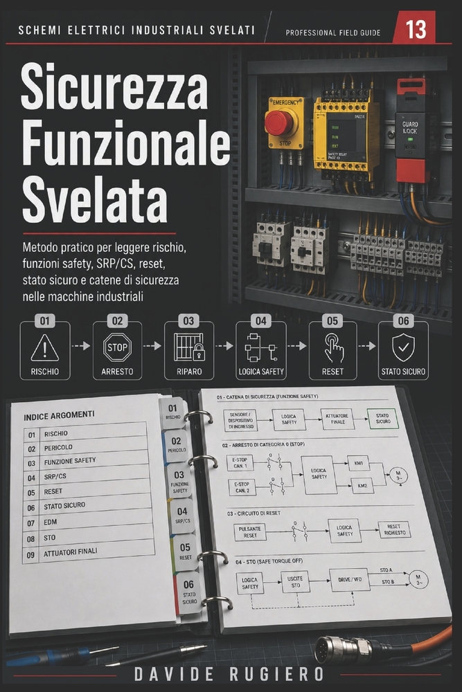 Sicurezza Funzionale Svelata: Dal rischio alla funzione Safety: SRP/CS, stato sicuro, reset, attuatori finali e lettura professionale dello schema cover