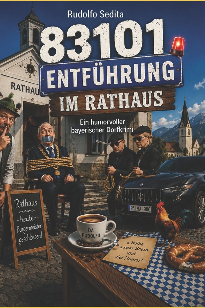83101 - Entführung im Rathaus: Ein humorvoller bayerischer Dorfkrimi von Rudolfo Sedita cover