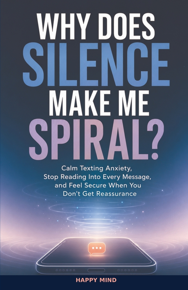 Why Does Silence Make Me Spiral?: Calm Texting Anxiety, Stop Reading Into Every Message, and Feel Secure When You Don't Get Reassurance cover