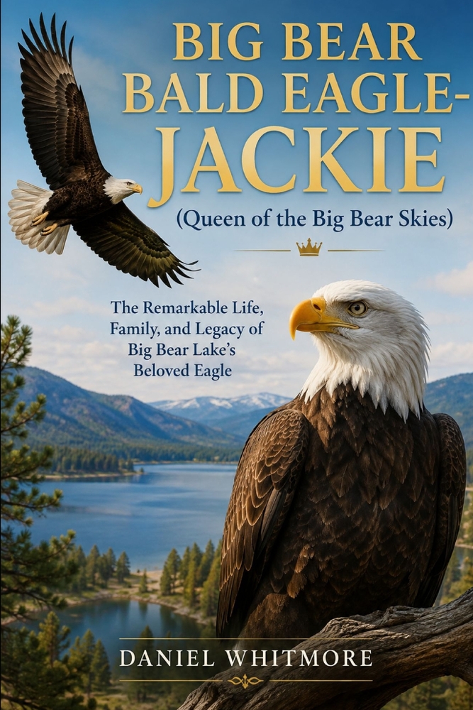 BIG BEAR BALD EAGLE-JACKIE(Queen of the Big Bear Skies): The Remarkable Life, Family, and Legacy of Big Bear Lake's Beloved Eagle cover