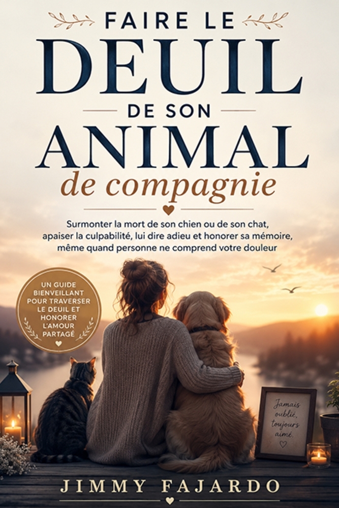 Faire le deuil de son animal de compagnie: Surmonter la mort de son chien ou de son chat, apaiser la culpabilité, lui dire adieu et honorer sa mémoire cover