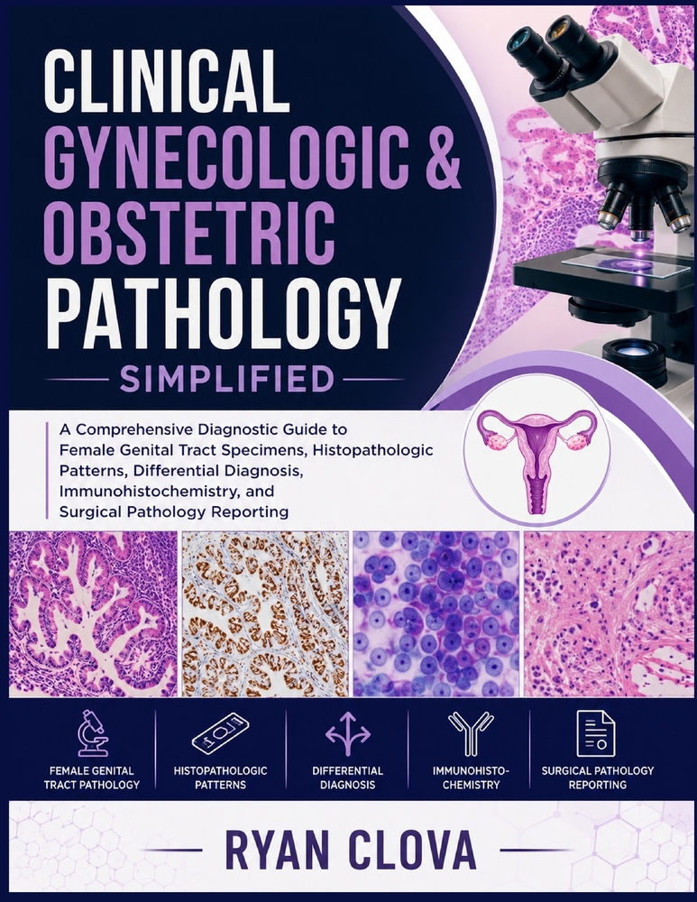 Clinical Gynecologic & Obstetric Pathology simplified: A Comprehensive Diagnostic Guide to Female Genital Tract Specimens, Histopathologic Patterns, D cover