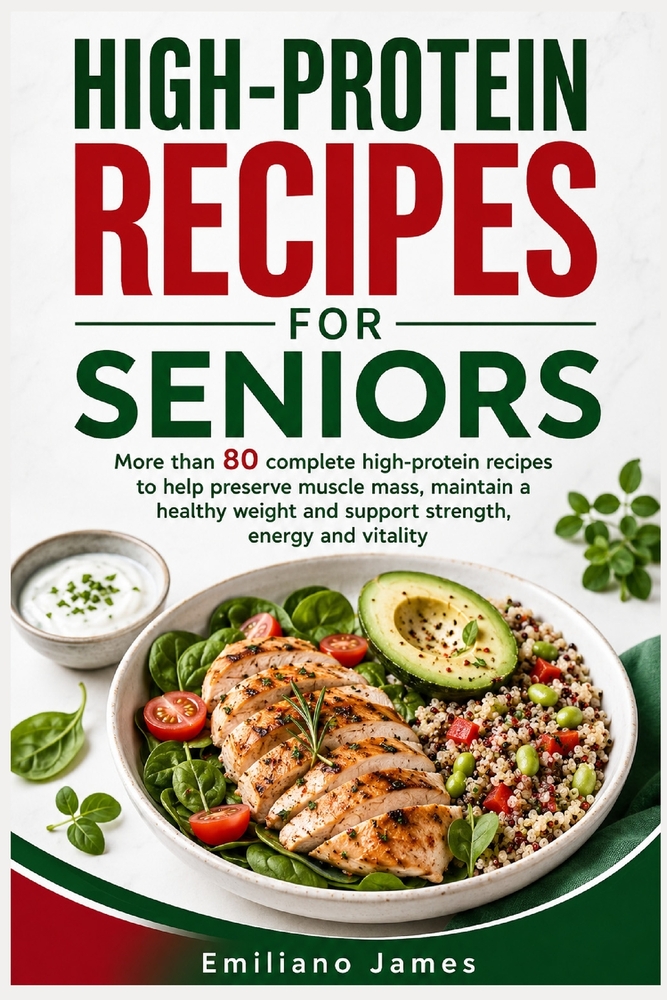 High-Protein Recipes for Seniors: More than 80 complete high-protein recipes to help preserve muscle mass, maintain a healthy weight and support stren cover