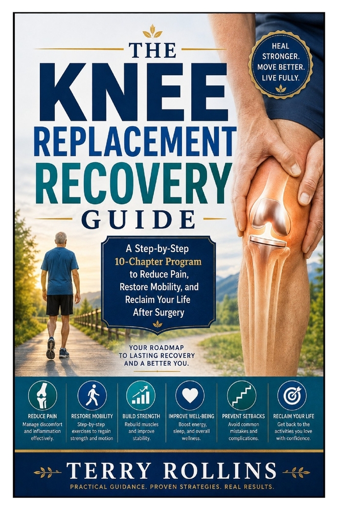 The Knee Replacement Recovery Guide: A Step-by-Step 10-Chapter Program to Reduce Pain, Restore Mobility, and Reclaim Your Life After Surgery cover