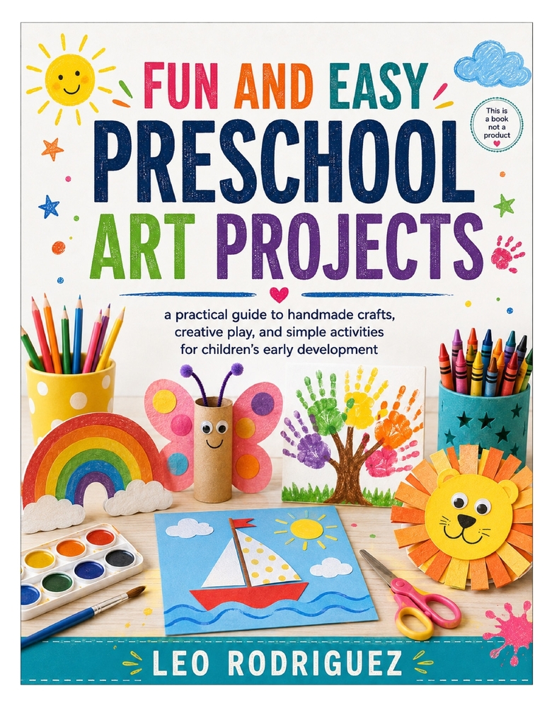 Fun and Easy Preschool Art Projects: a practical guide to handmade crafts, creative play, and simple activities for children's early development cover
