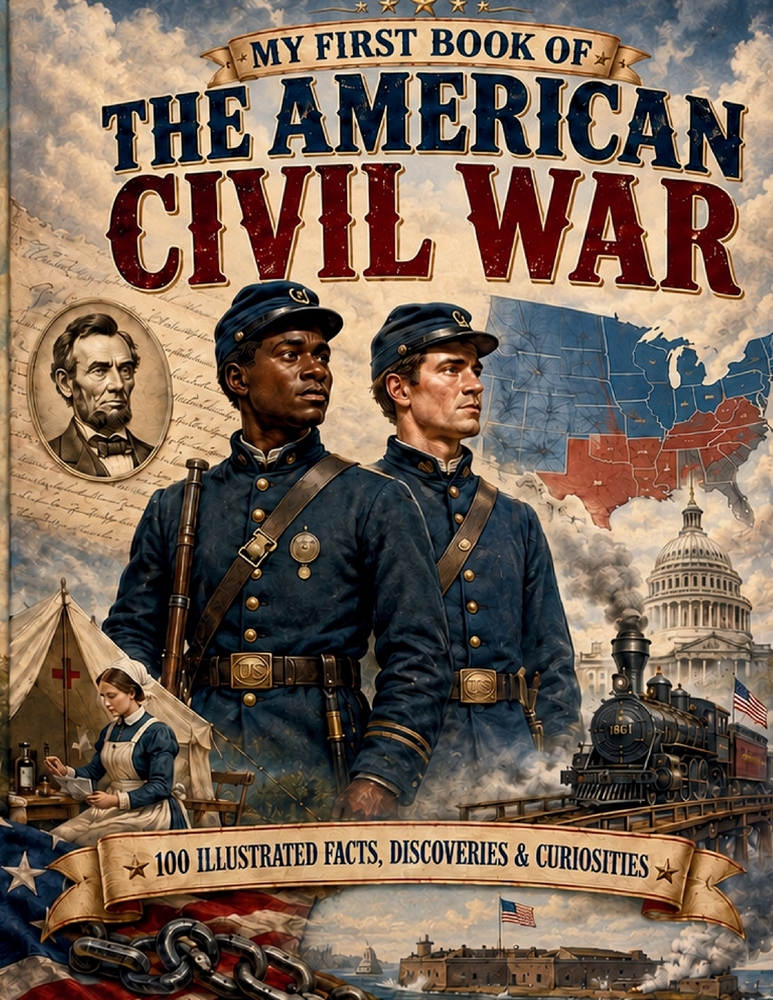 My First Book Of The American Civil War - 100 Illustrated Facts, Discoveries & Curiosities cover