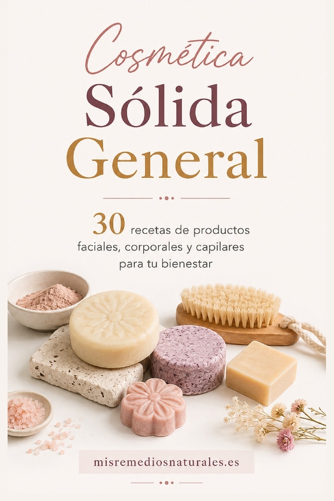 Cosmética Sólida General: 30 recetas de productos faciales, corporales y capilares para tu bienestar cover