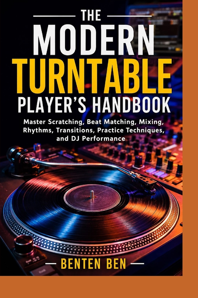The Modern Turntable Player's Handbook: Master Scratching, Beat Matching, Mixing, Rhythms, Transitions, Practice Techniques, and DJ Performance cover