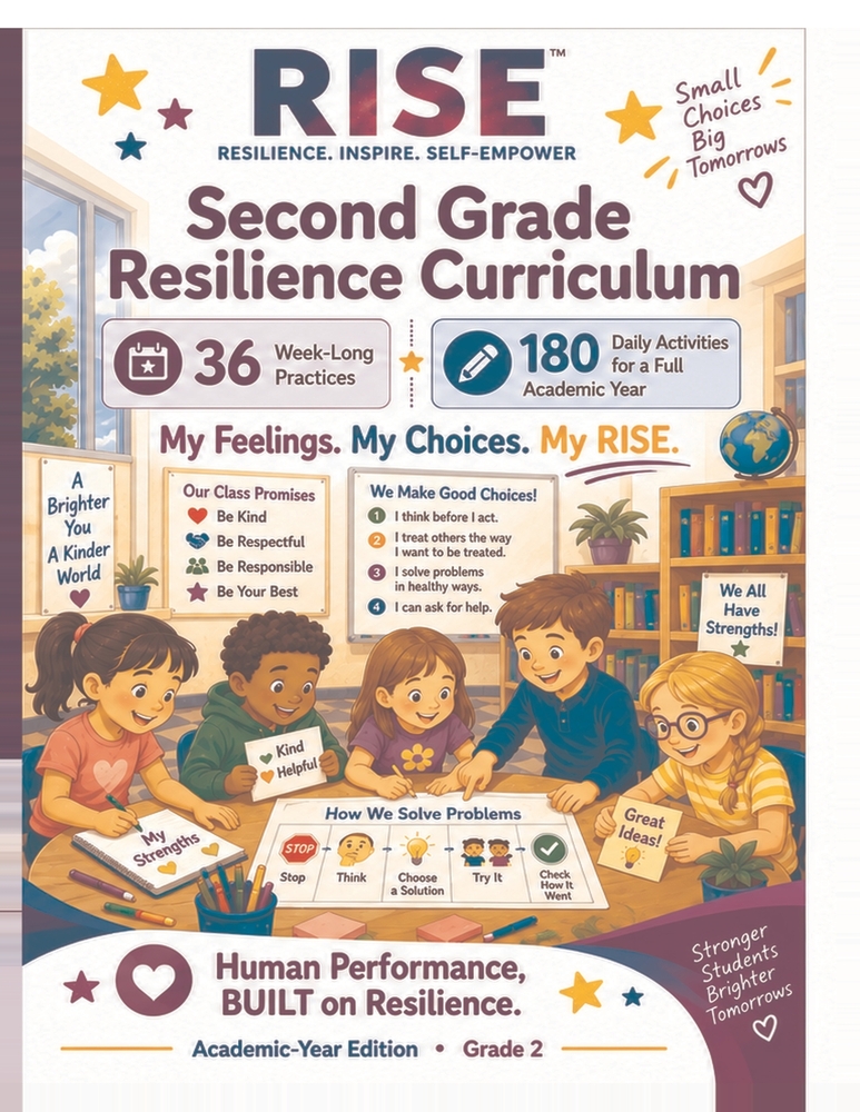 RISE. - 2nd Grade Level Curriculum: My Feelings. My Choices. My RISE cover