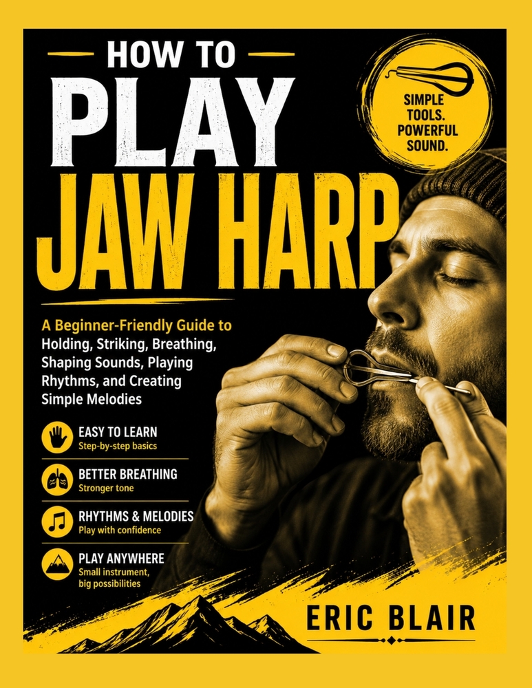 How to Play Jaw Harp: A Beginner-Friendly Guide to Holding, Striking, Breathing, Shaping Sounds, Playing Rhythms, and Creating Simple Melodies cover