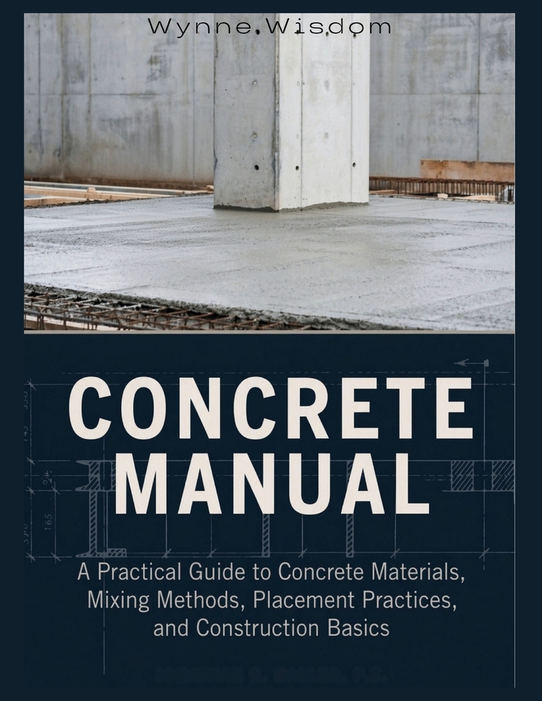 Concrete Manual: A Practical Guide to Concrete Materials, Mixing Methods, Placement Practices, and Construction Basics cover