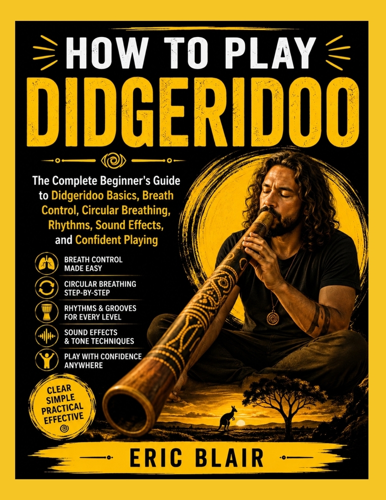 How to Play Didgeridoo: The Complete Beginner's Guide to Didgeridoo Basics, Breath Control, Circular Breathing, Rhythms, Sound Effects, and Confident cover