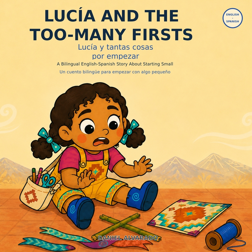 Lucía and the Too-Many Firsts / Lucía y tantas cosas por empezar: A Bilingual English-Spanish Story About Starting Small / Un cuento bilingüe para emp cover