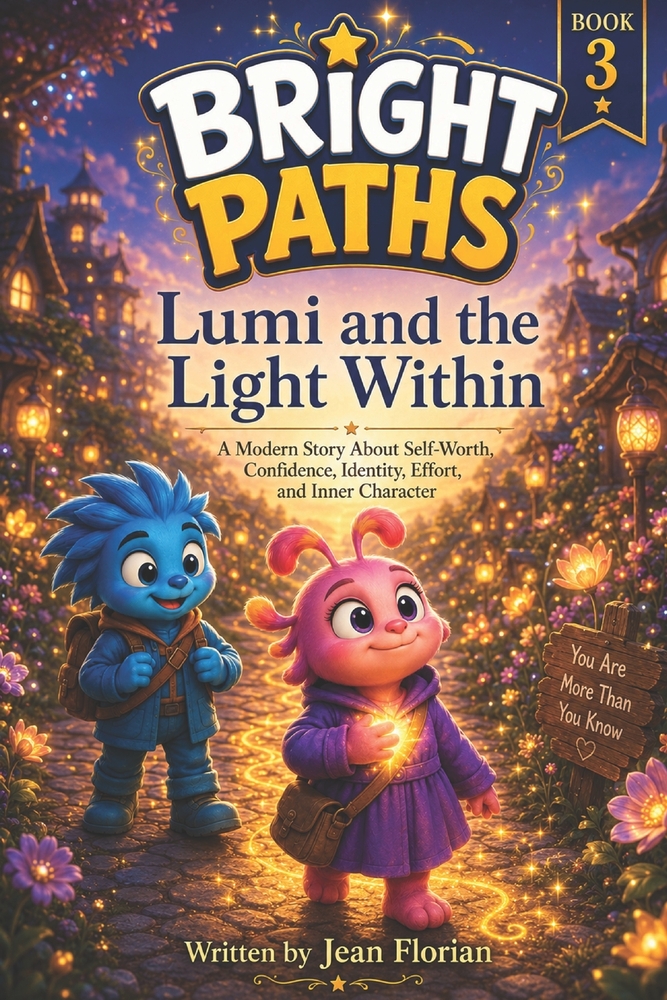 The Bright Paths - Lumi and the Light Within: A Modern Story About Self-Worth, Confidence, Identity, Effort, and Inner Character cover