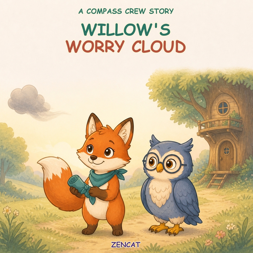 Willow's Worry Cloud: A Compass Crew Story About Worry And Coping Plans for Kids Ages 4-8 cover