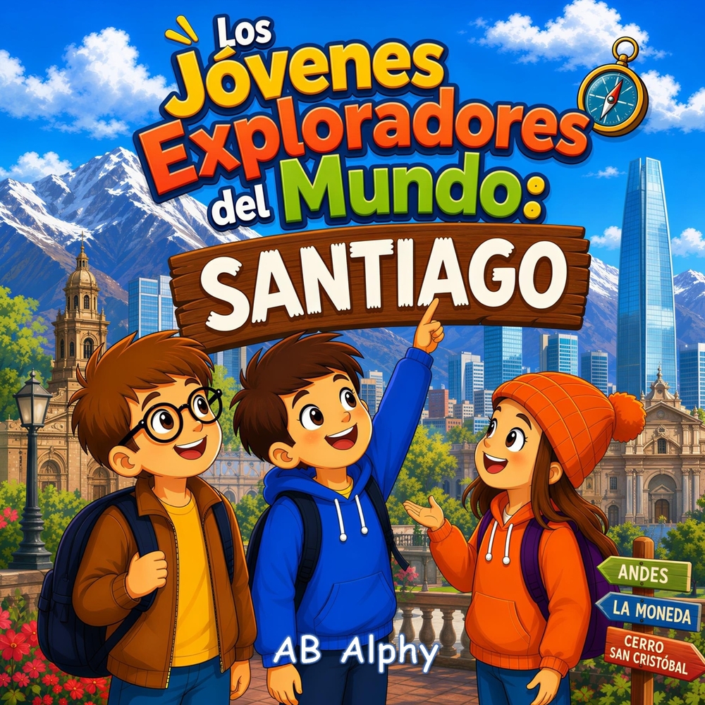 Los Jóvenes Exploradores del Mundo: Santiago: Descubriendo Chile con Nora, Max y Leo cover
