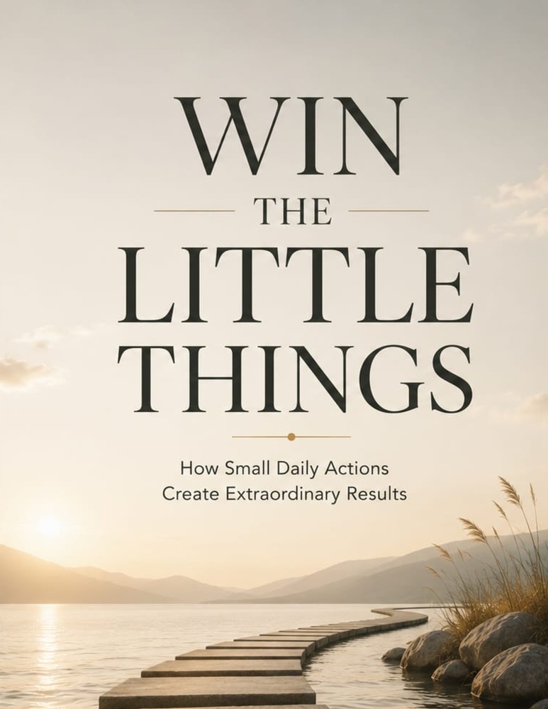 Win The Little Things: How Small Daily Actions Create Extraordinary Results 8.5 by 11 inches cover
