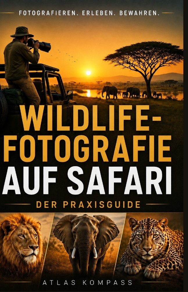 Wildlife-Fotografie Auf Safari: Ein Praxisguide für Wildtierfotografie auf Safari mit Kameratechniken, Licht, Komposition und Planung für Afrikas Nati cover