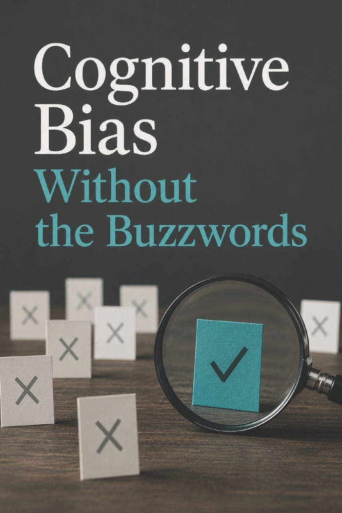 Cognitive Bias Without the Buzzwords: Heuristics, evidence quality, decisions, and self-correction cover
