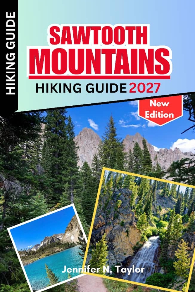 Sawtooth Mountains Hiking Guide 2027: Day Hikes, Scenic Trails, Alpine Lakes, Trail Maps, Scenic Drives & Practical Planning for First-Time Visitors cover