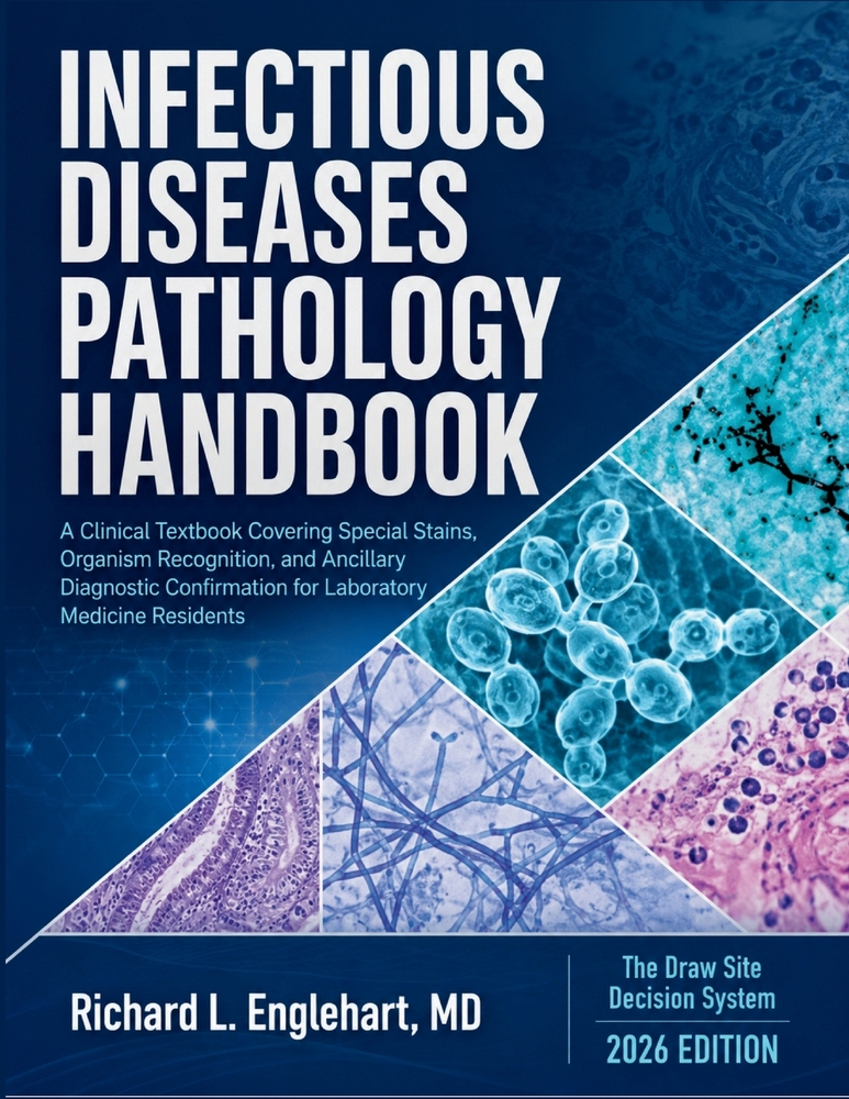 Infectious Diseases Pathology Handbook: A Clinical Textbook Covering Special Stains, Organism Recognition, and Ancillary Diagnostic Confirmation for L cover
