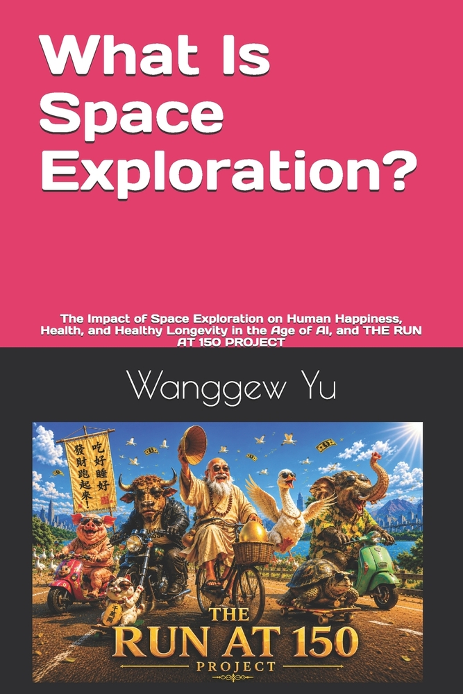 What Is Space Exploration?: The Impact of Space Exploration on Human Happiness, Health, and Healthy Longevity in the Age of AI, and THE RUN AT 150 PRO cover