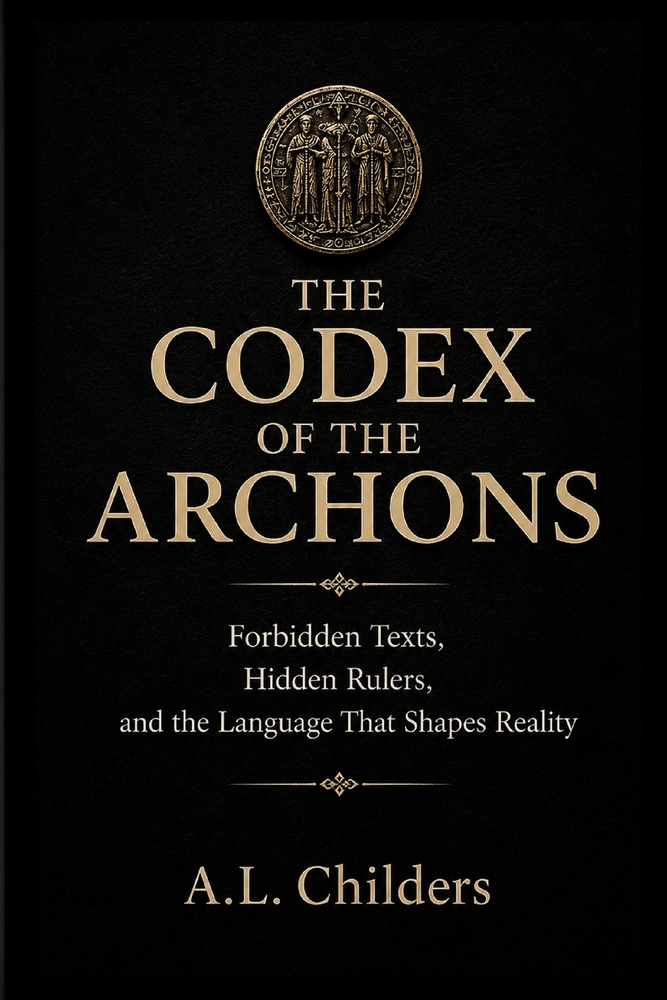 The Codex of the Archons: Forbidden Texts, Hidden Rulers, and the Language That Shapes Reality cover