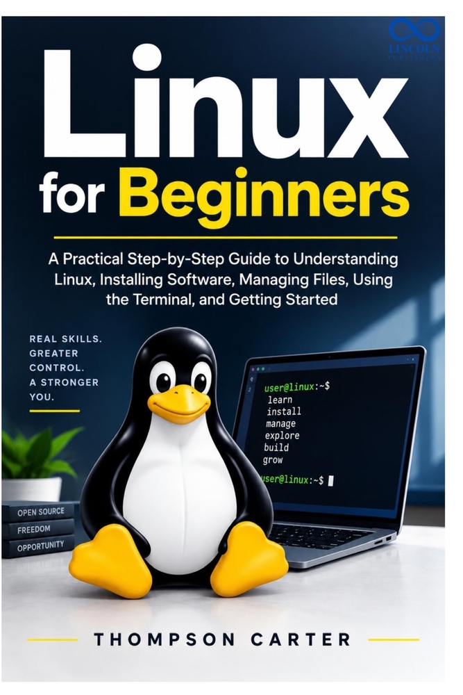 Linux for Beginners: A Practical Step-by-Step Guide to Understanding Linux, Installing Software, Managing Files, Using the Terminal, and Getting Start cover