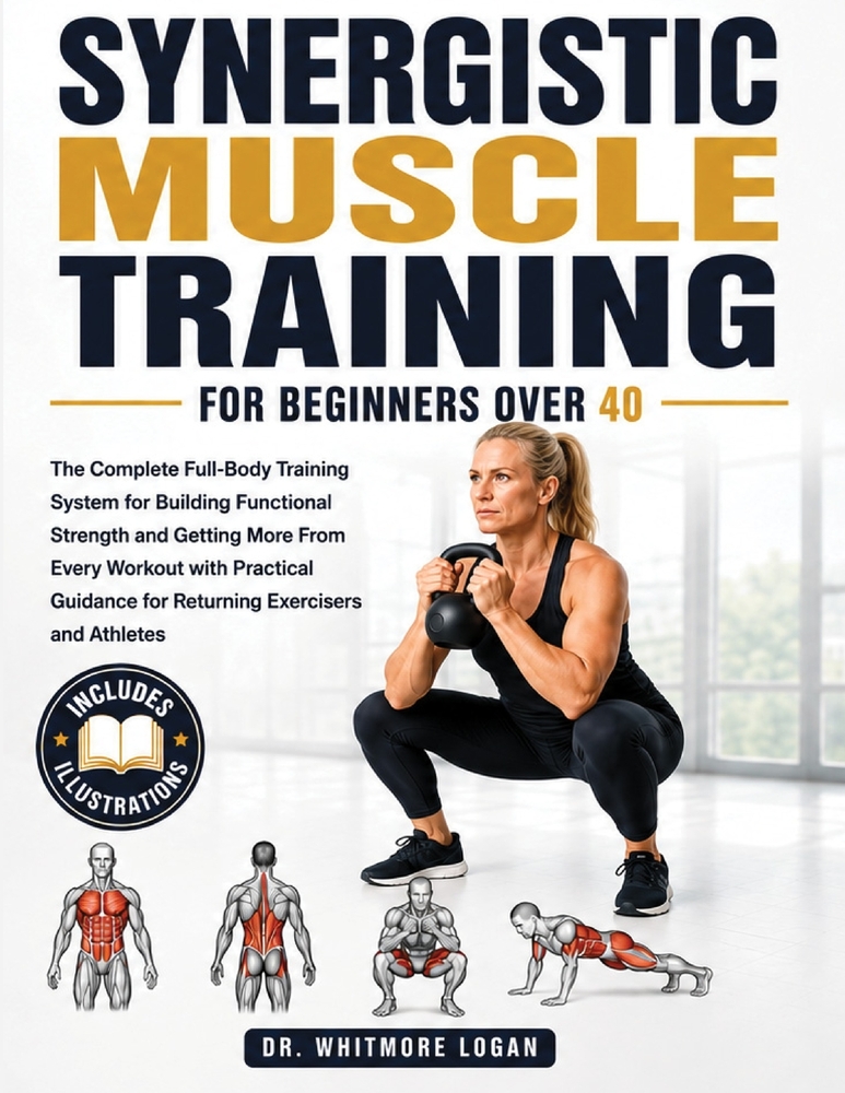 Synergistic Muscle Training for Beginners Over 40: The Complete Full-Body Training System for Building Functional Strength and Getting More From Every cover