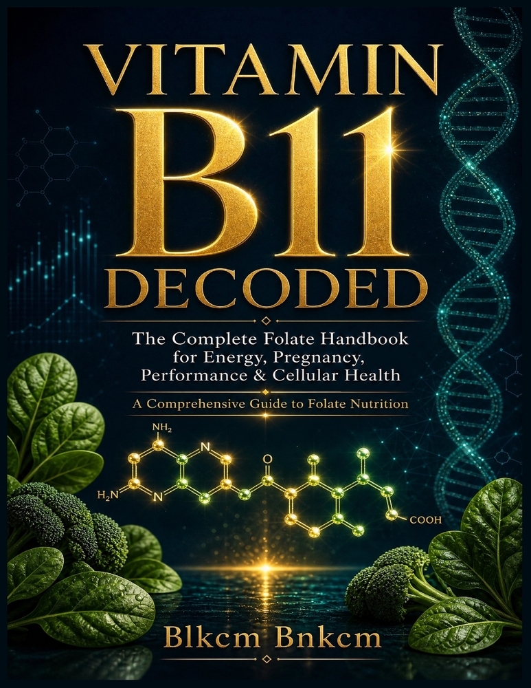 Vitamin B11 Decoded: The Complete Folate Handbook for Energy, Pregnancy, Performance & Cellular Health cover
