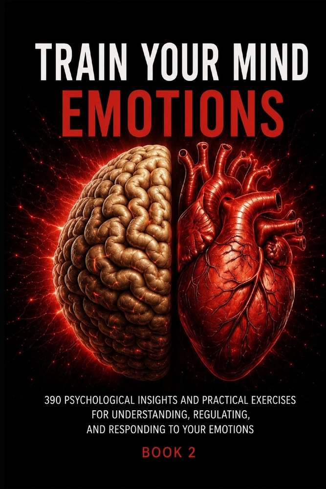 Train Your Mind - Emotions: 390 Psychological Insights and Practical Exercises for Understanding, Regulating, and Responding to Your Emotions cover