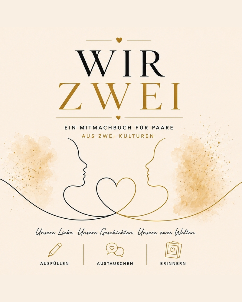 Wir zwei: Ein Mitmachbuch für Paare aus zwei Kulturen cover