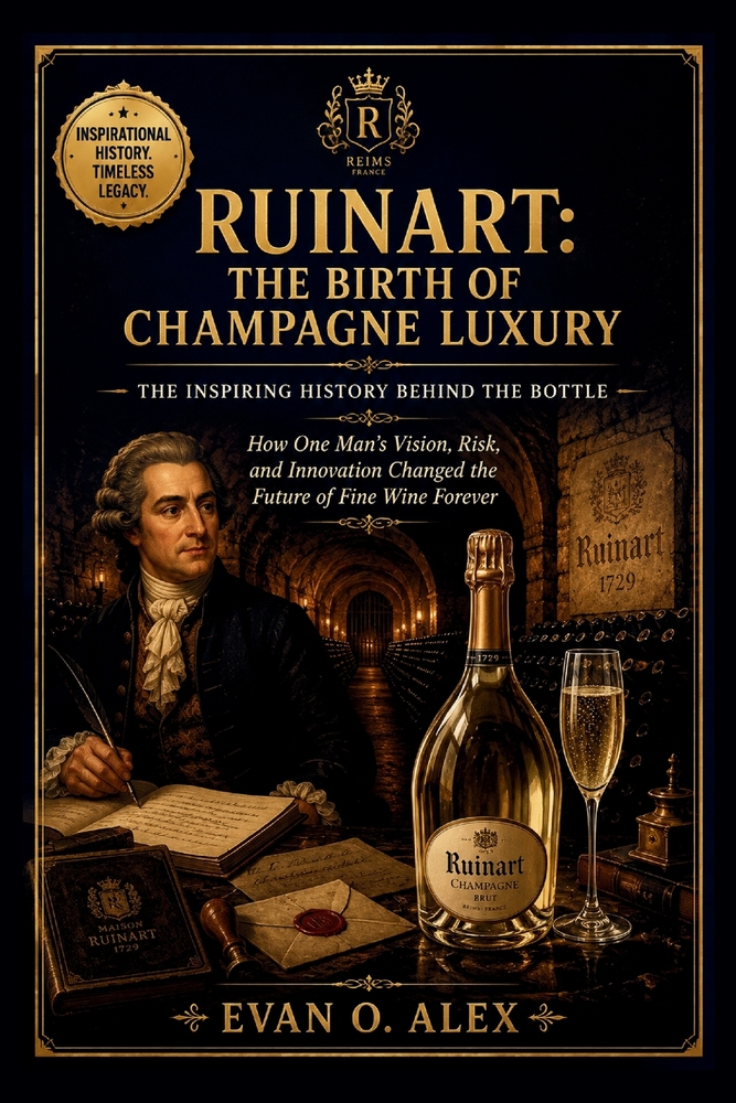 Ruinart: BIRTH OF CHAMPAGNE LUXURY INSPIRING HISTORY BEHIND THE BOTTLE: How One Man's Vision, Risk, and Innovation Changed the Future of Fine Wine For cover