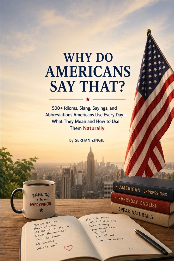 Why Do Americans Say That?: 500+ Idioms, Slang, Sayings, and Abbreviations Americans Use Every Day-What They Mean and How to Use Them Naturally cover