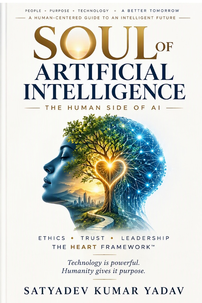 Soul of Artificial Intelligence: The Human Side of Artificial Intelligence: Ethics, Trust, Leadership, and the HEART Framework cover