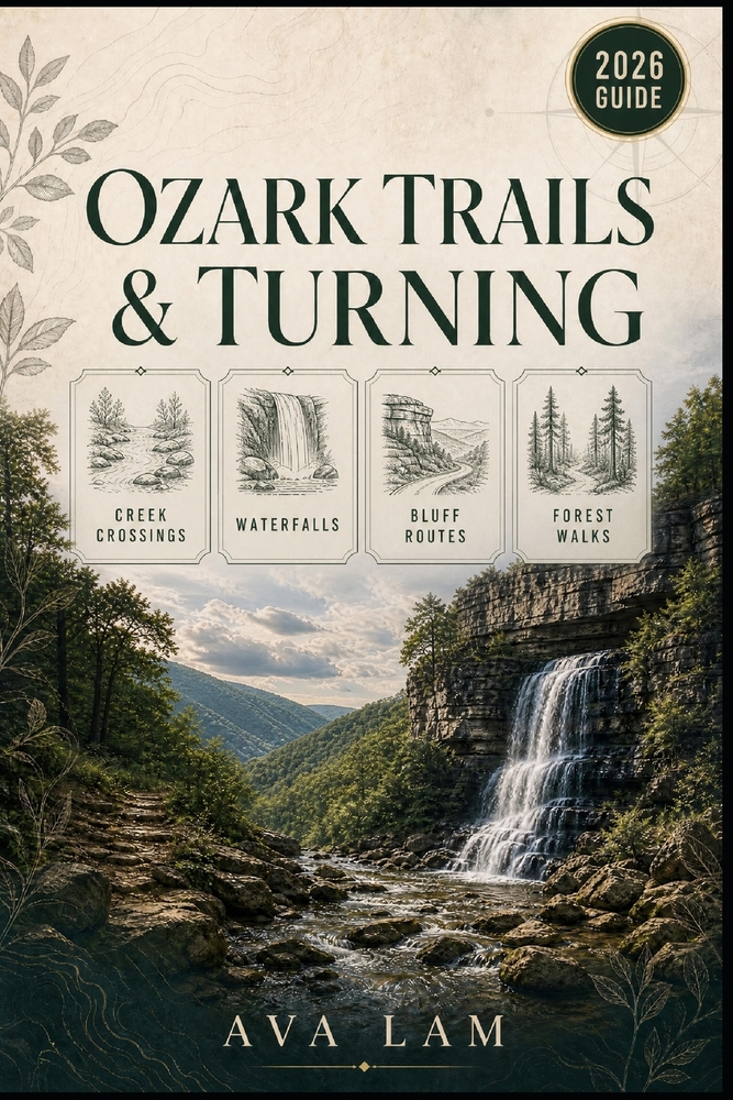 Ozark Trails & Turning: Creek Crossings, Waterfalls, Bluff Routes & Forest Walks cover