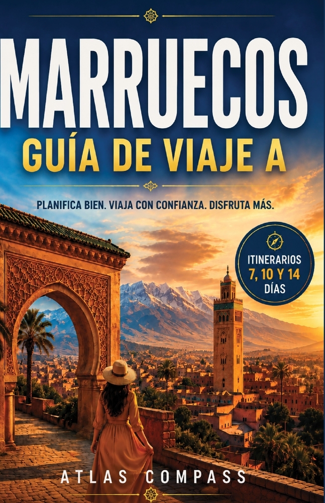 Guía de Viaje a Marruecos: Prepara tu primera aventura en Marruecos con itinerarios prácticos, consejos para ahorrar, cultura local y recomendaciones cover
