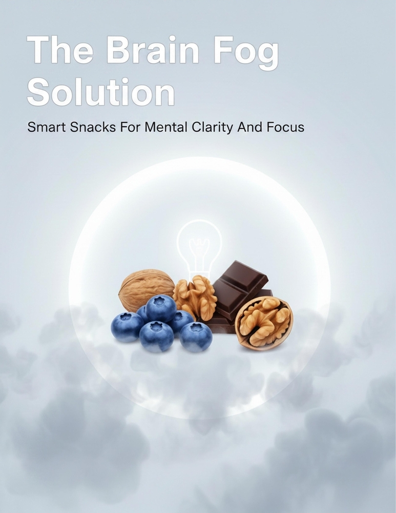 The Brain Fog Solution: Smart Snacks For Mental Clarity And Focus cover