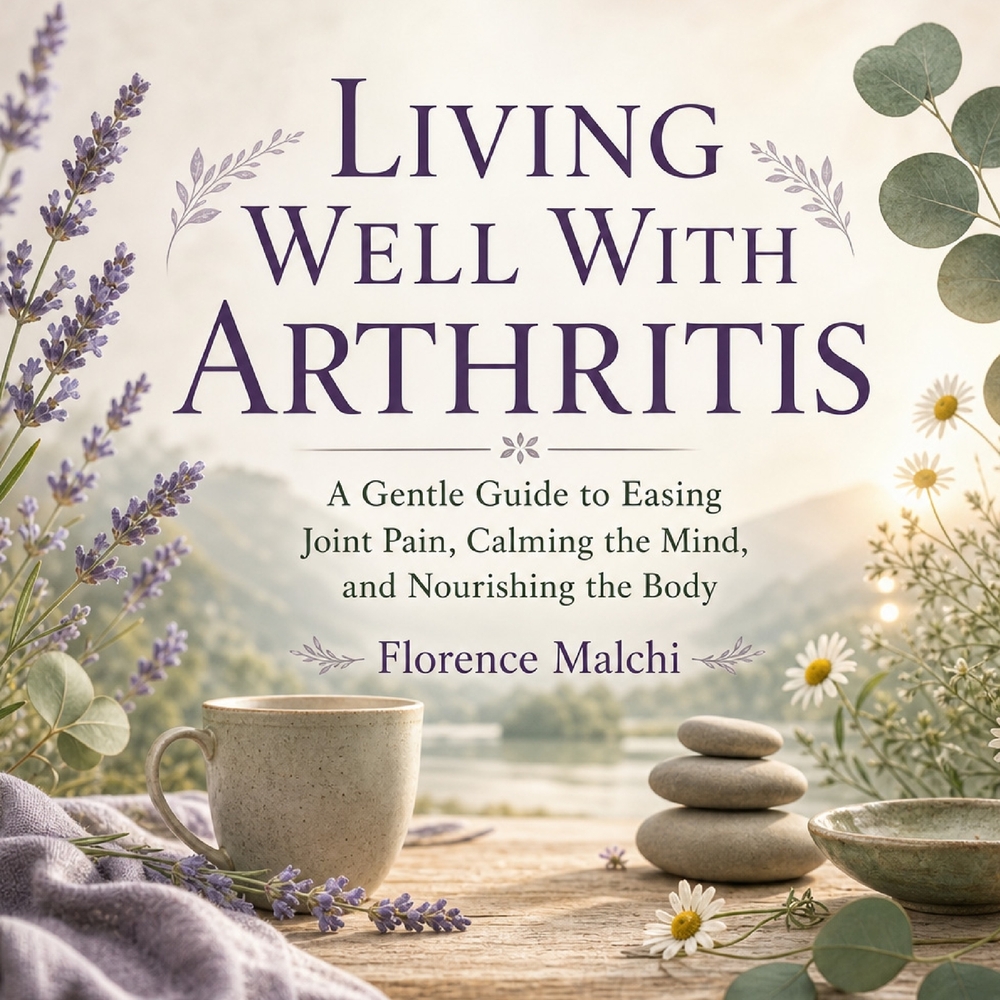 Living Well With Arthritis: A Gentle Guide to Easing Joint Pain, Calming the Mind, and Nourishing the Body cover