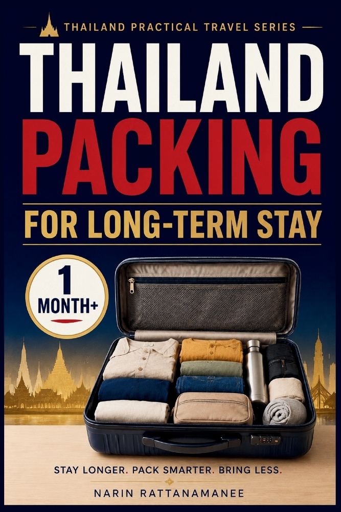 Thailand Packing for Long-Term Stay: A Practical Guide to Packing Smart for One Month or More in Thailand Without Overpacking cover