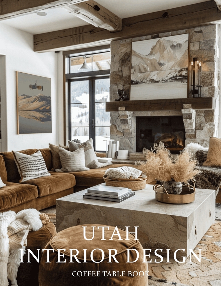 Utah Interior Design Coffee Table Book: A Visual Journey Through Utah's Most Beautiful Homes, Mountain Retreats, and Inspired Interiors cover