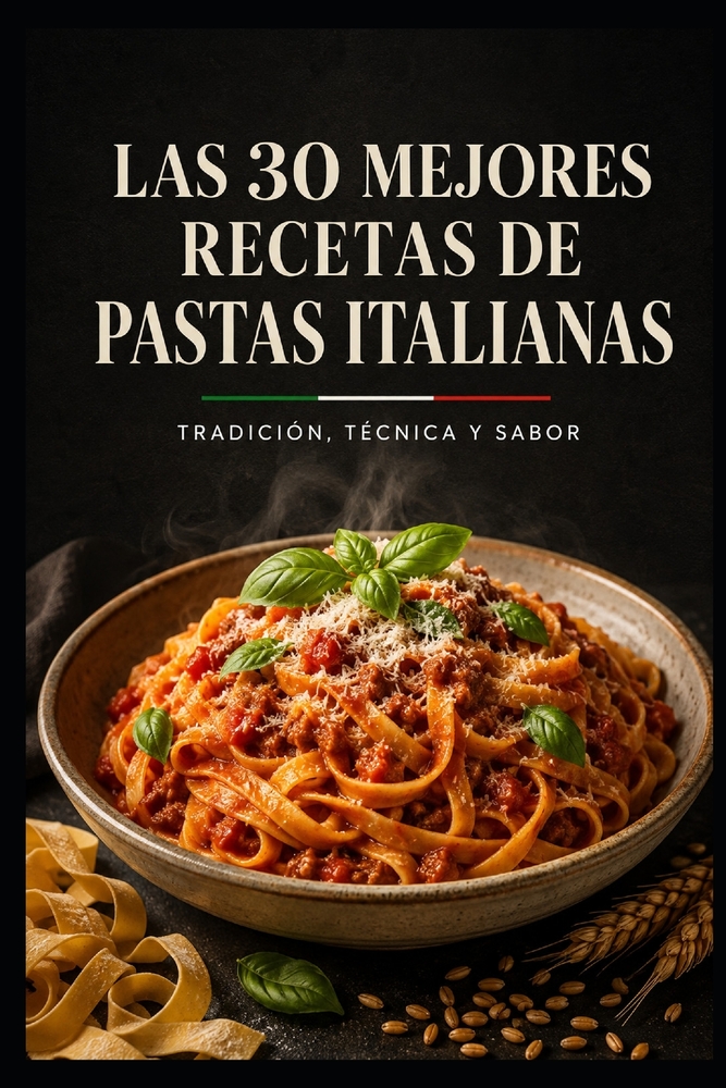 Las 30 Mejores Recetas de Pastas Italianas: Tradición, técnica y sabor: de la masa fresca a los grandes clásicos regionales cover