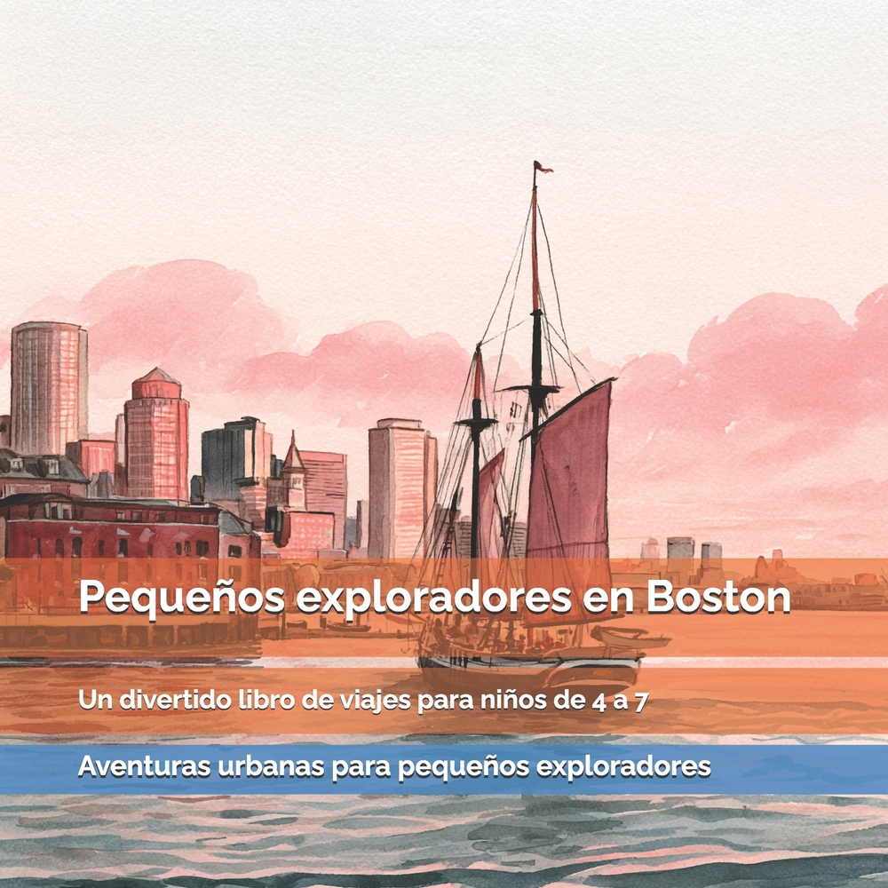 Pequeños exploradores en Boston: Barcos, calles de ladrillo, monumentos históricos y grandes historias de Estados Unidos: un divertido libro de viajes cover