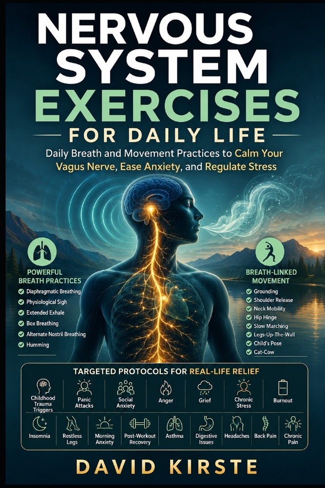 Nervous System Exercises For Daily Life: Daily Breath and Movement Practices to Calm Your Vagus Nerve, Ease Anxiety, and Regulate Stress cover