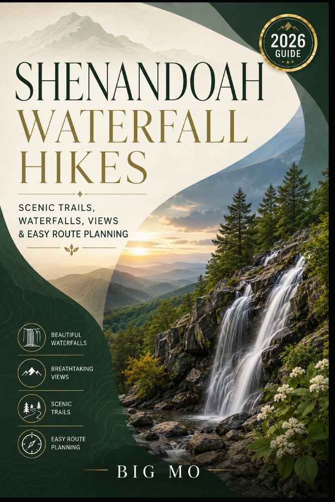 Shenandoah Waterfall Hikes: Scenic Trails, Waterfalls, Views & Easy Route Planning cover