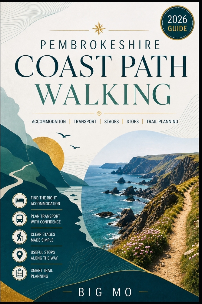Pembrokeshire Coast Path Walking: Accommodation, Transport, Stages, Stops and Trail Planning cover