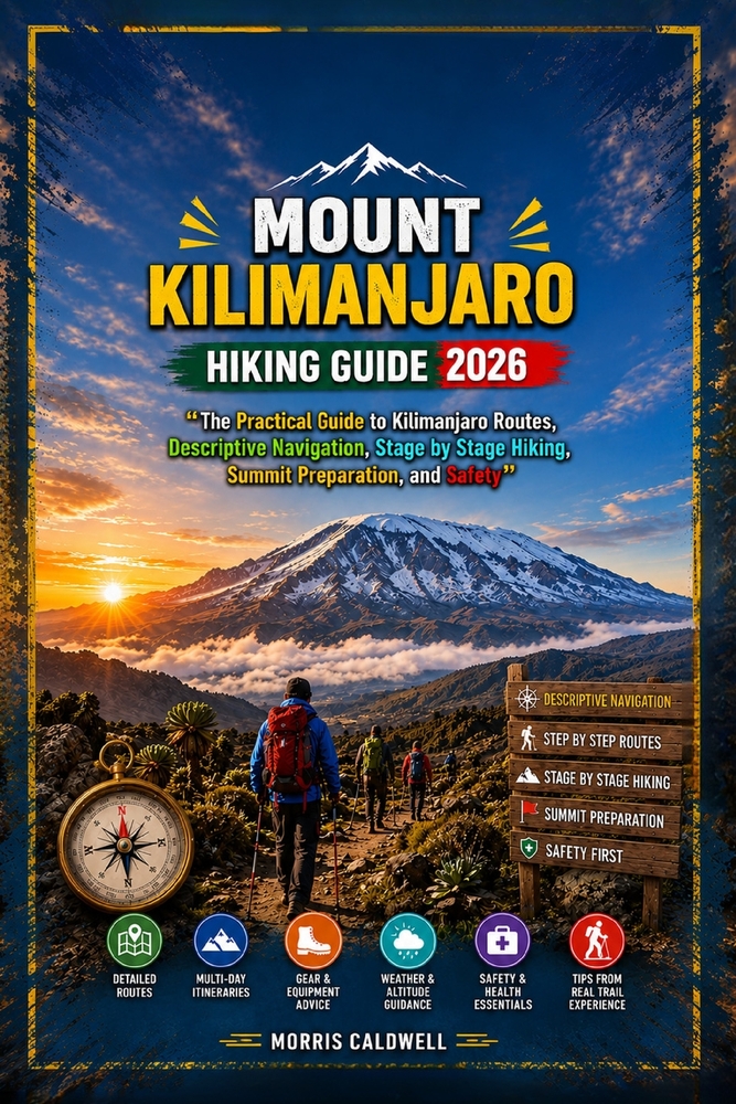 Mount Kilimanjaro Hiking Guide 2026: "The Practical Guide to Kilimanjaro Routes, Descriptive Navigation, Stage by Stage Hiking, Summit Preparation, an cover