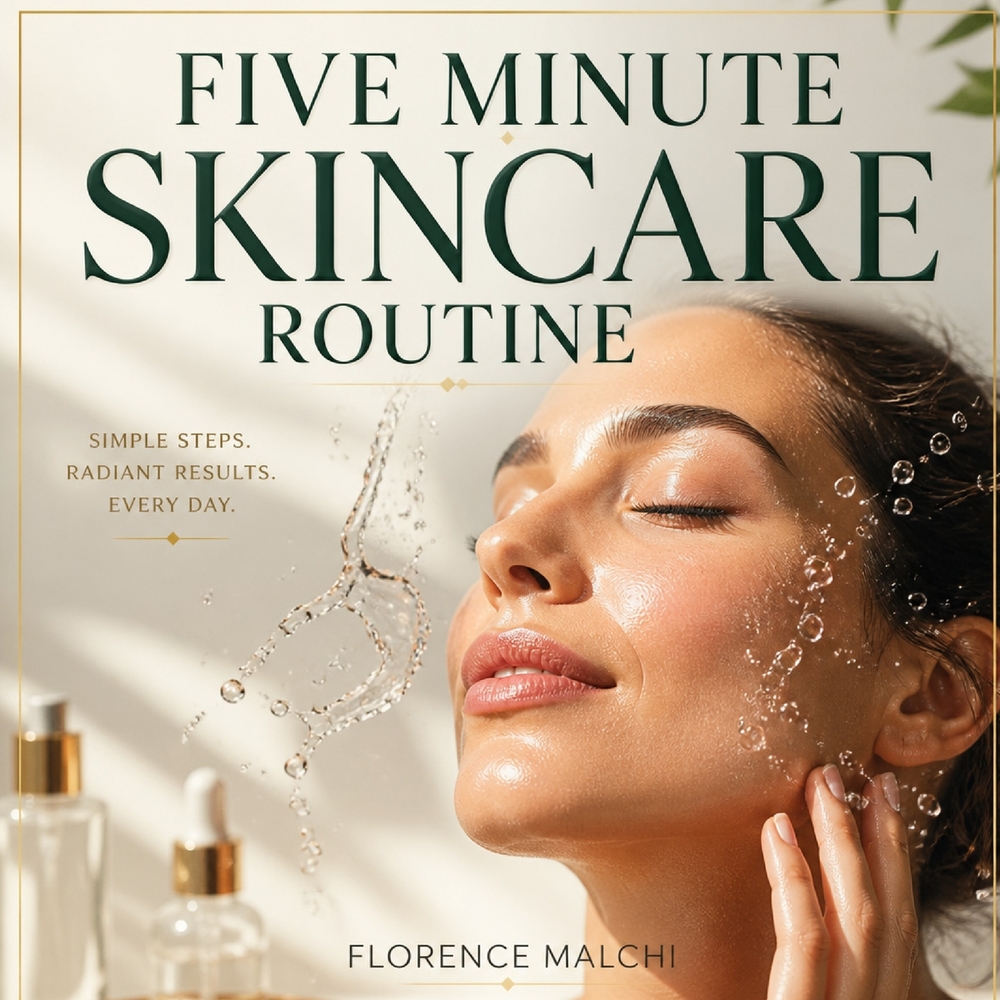 Five Minute Skincare Routine: The Minimalist Guide to Radiant Skin: Fast Morning and Night Habits for Busy People cover